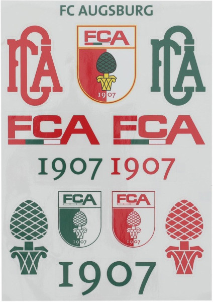 FC Augsburg Aufkleberset 1023432