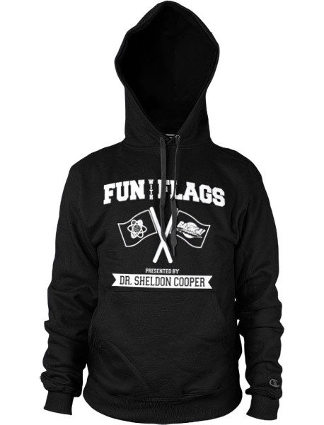 The Big Bang Theory Fun With Flags Hoodie Black