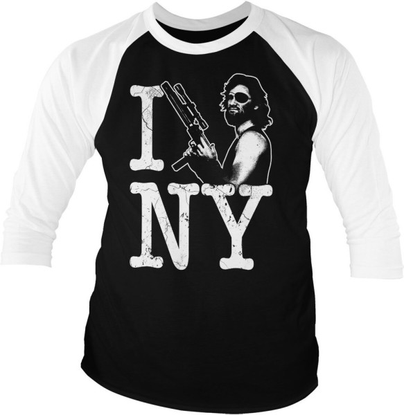 I Escaped New York Baseball 3/4 Sleeve Tee Longsleeves White/Black