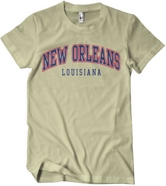New Orleans Louisiana T-Shirt Khaki