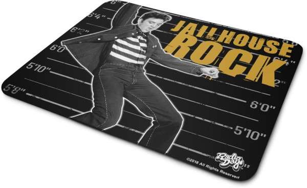 Elvis Presley Jailhouse Rock Mouse Pad Black