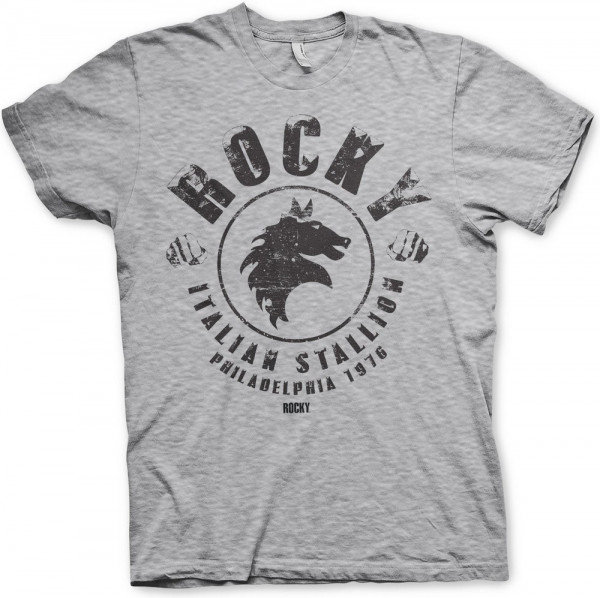 Rocky Italian Stallion T-Shirt Heather-Grey