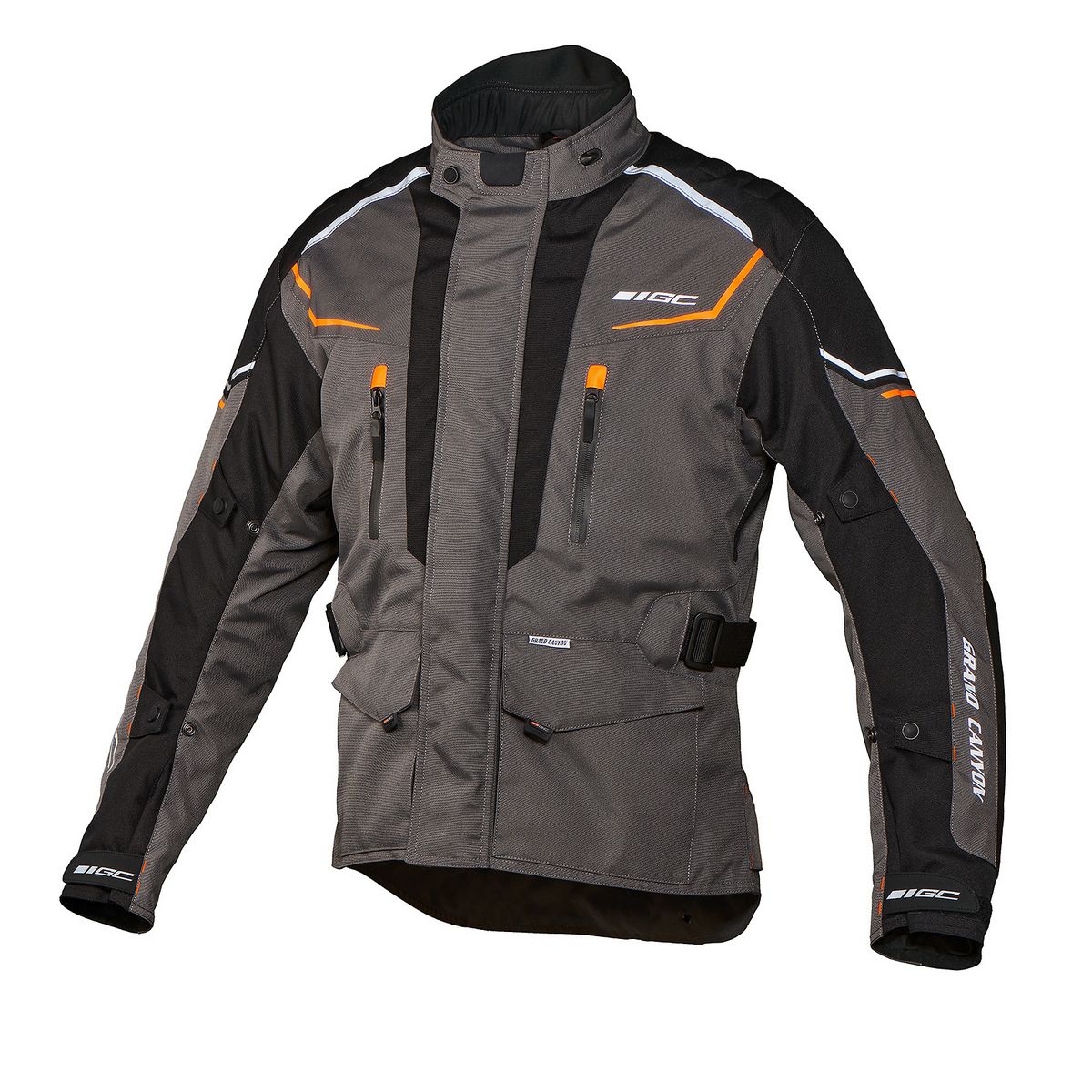 Grand Canyon Motorrad Jacke Kingston Grau - Herren / Unisex