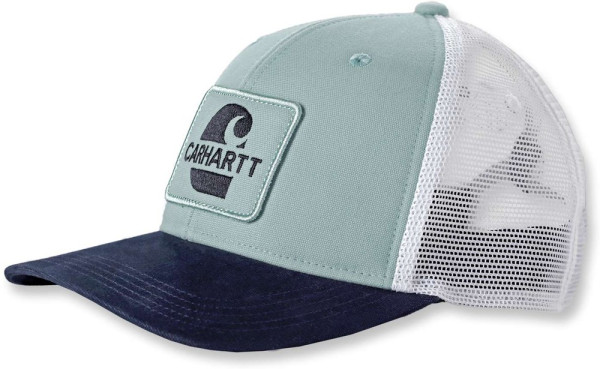 Carhartt Canvas Mesh Core Graphic Cap Blue Surf