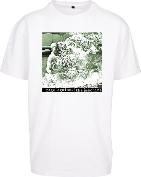 MT Upscale T-Shirt Rage Against The Machine Oversize Tee White