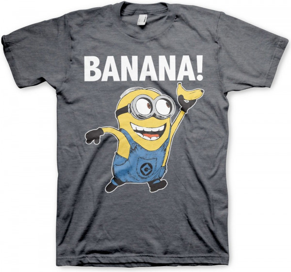 Minions Banana! T-Shirt Dark-Heather