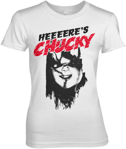 Chucky Heeere's Chucky Girly Tee Damen T-Shirt White