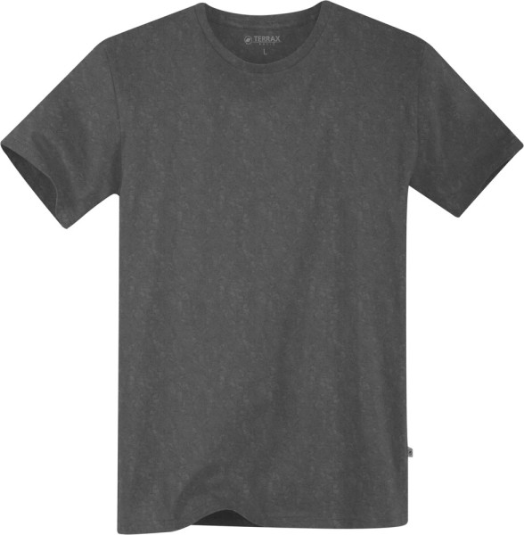 Terrax Basic T-Shirt Anthrazit Melange