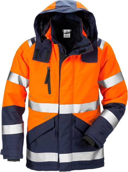 Fristads Warnschutz-Jacke High Vis GORE-TEX Jacke Kl. 3 4988 GXB Warnschutz-Orange/Marine