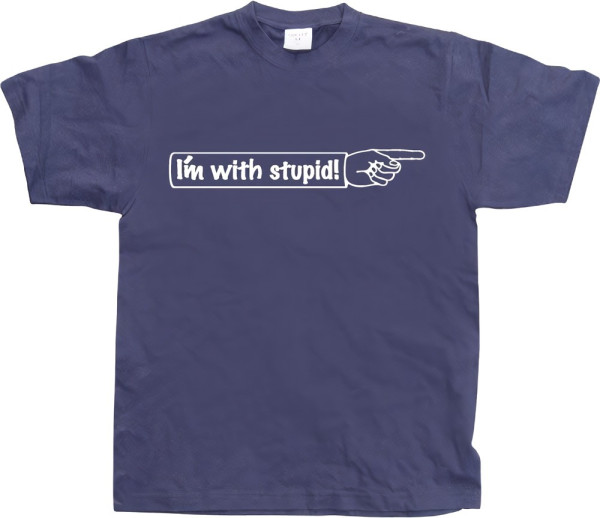 Hybris I'm With Stupid! Navy