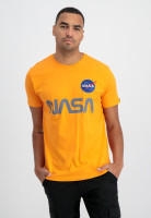 Alpha Industries T-Shirt NASA Reflective T Alpha Orange