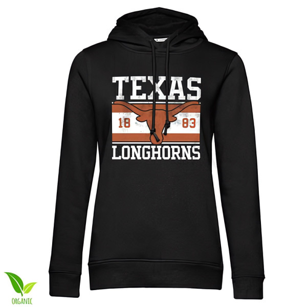 University of Texas Texas Longhorns Flag Girls Damen Hoodie Black