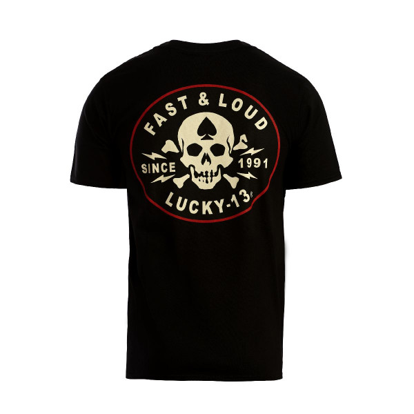 Lucky 13 T-Shirt Fast and Loud Black
