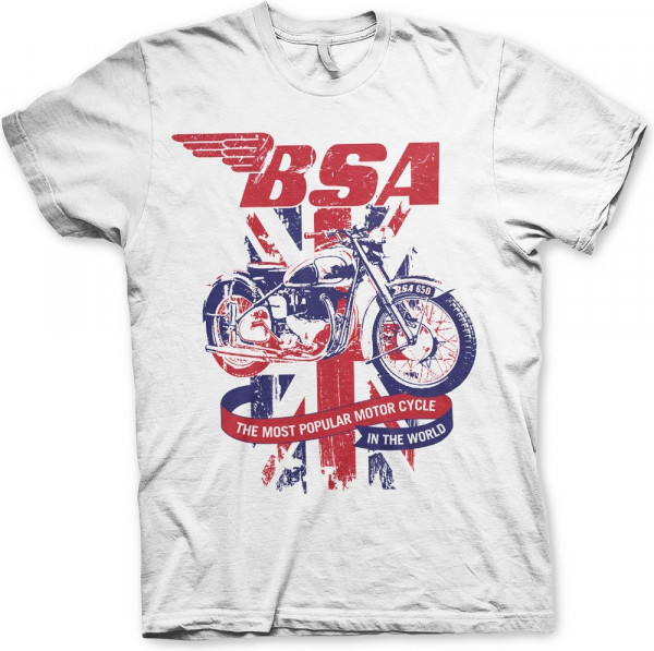 BSA Union Jack T-Shirt White