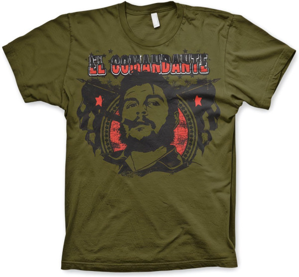 Hybris Che Cigar El Comandante T-Shirt Olive
