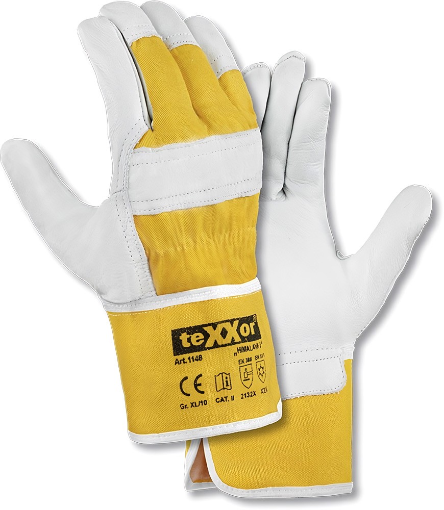 teXXor Rindvollleder-Winterbauhandschuhe Himalaya I (12 Stück) 1148 - Herren / Unisex