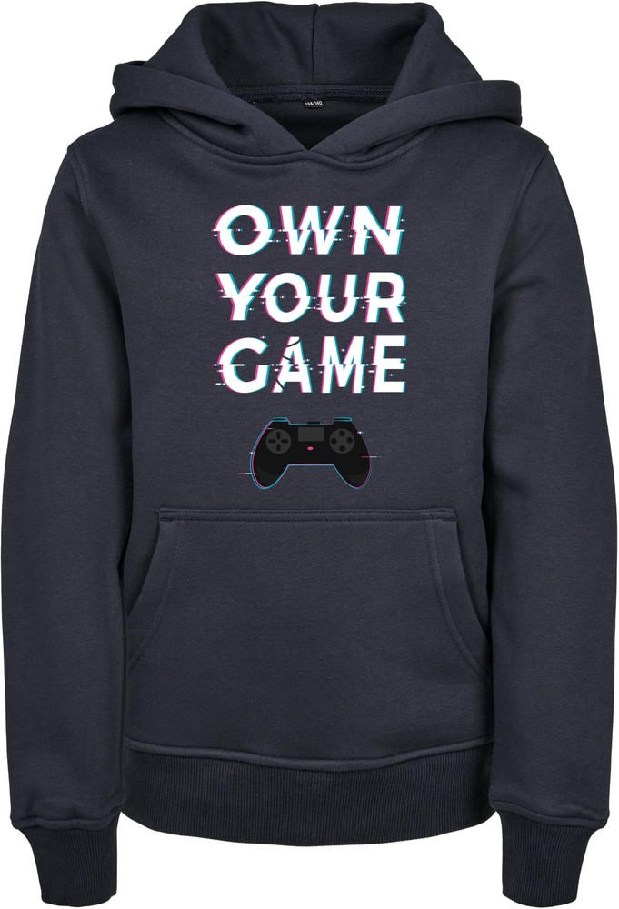 Mister Tee Jungen Sweatshirt Kids Own Your Game Hoody Blau - Herren / Unisex