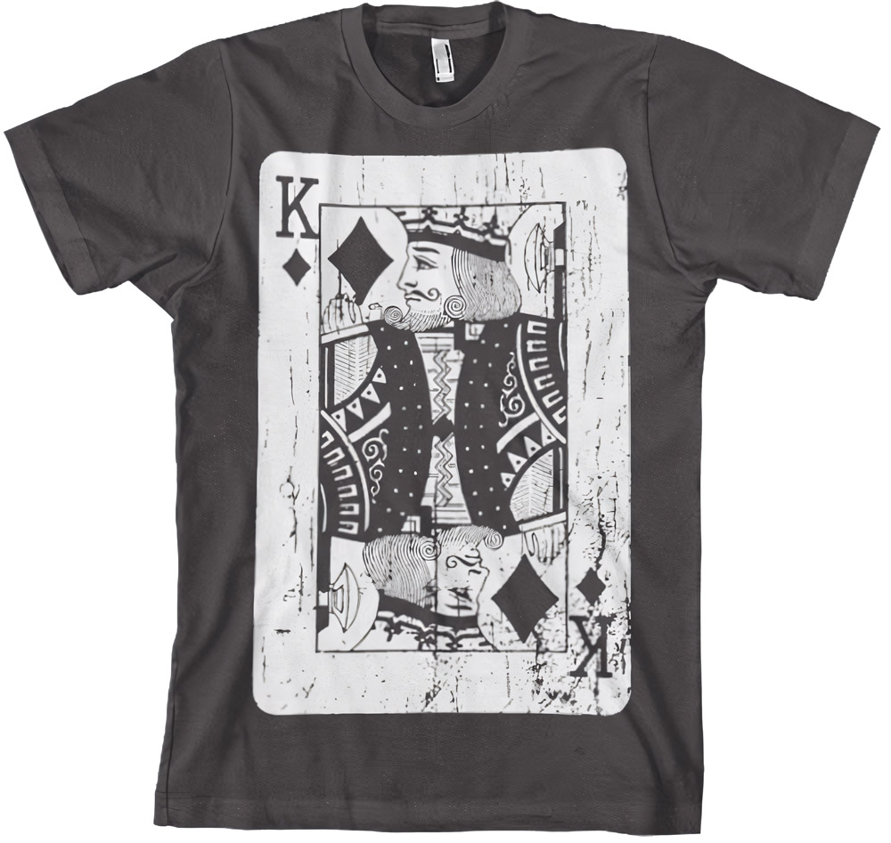 Hybris King Of Cards T-Shirt SH-1-15394-H13-5 - Herren / Unisex
