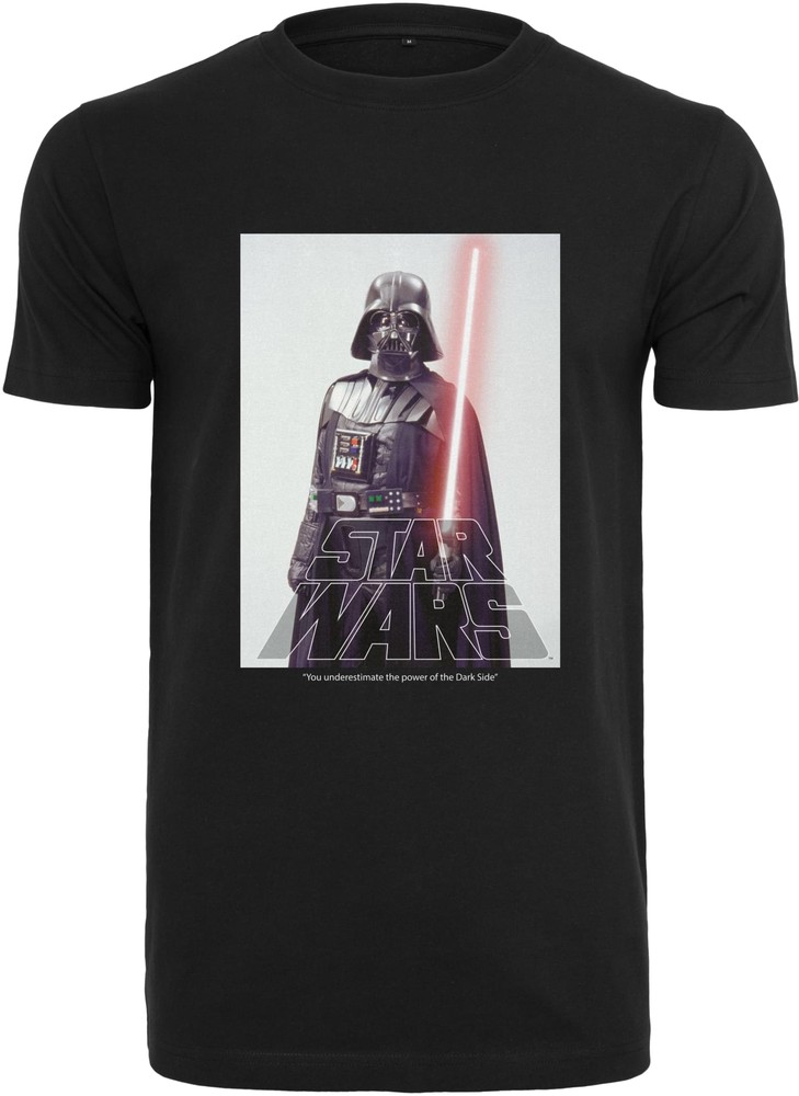 Merchcode T-Shirt Star Wars Darth Vader Logo Tee Schwarz - Herren / Unisex