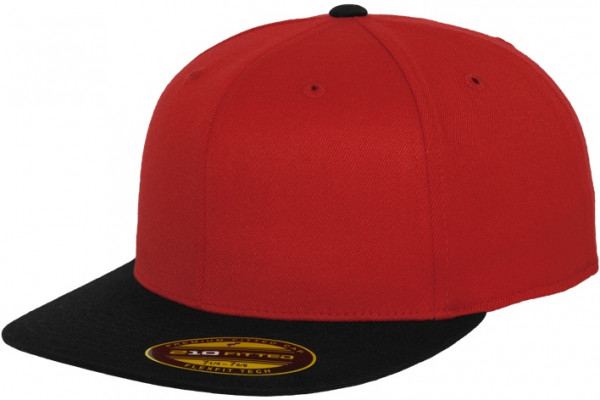Flexfit Cap Premium 210 Fitted 2-Tone Red/Black