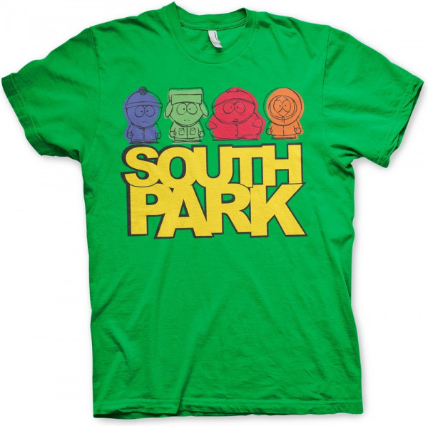 South Park Sketched T-Shirt Green
