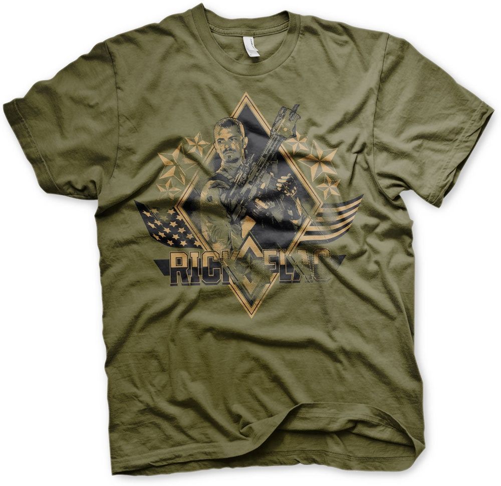Suicide Squad Rick Flag T-Shirt WB-1-SS007-H66-4 - Herren / Unisex