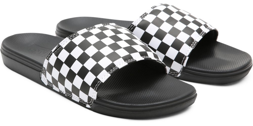 Vans Herren Men Action Sports Surf FTW Sneaker Mn La Costa Slide-On (Checkerboard) Truwht/Blk - Herren / Unisex