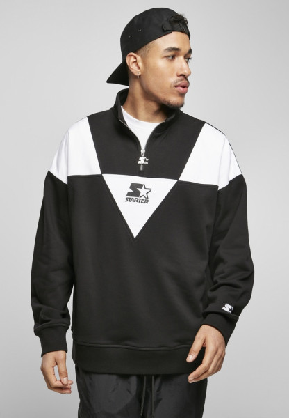 Starter Black Label Sweatshirt Triangle Troyer Black/White