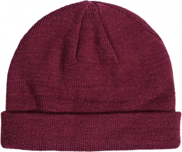 MSTRDS Beanie Short Cuff Knit Beanie Maroon