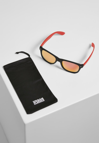 Urban Classics Sonnenbrille Sunglasses Likoma Mirror UC Black/Red