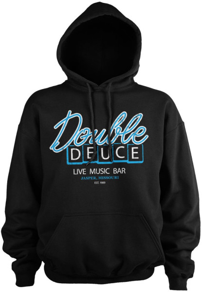 Road House Double Deuce Live Bar Hoodie Black