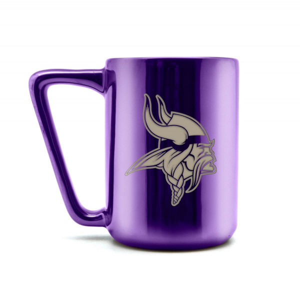Minnesota Vikings Laser Logo Becher American Football NFL Purple