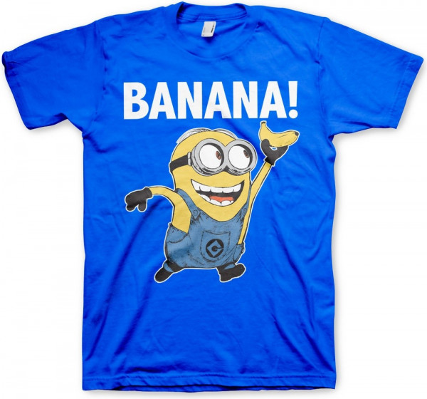 Minions Banana! T-Shirt Blue