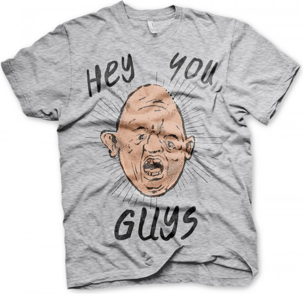 The Goonies Hey You Guys T-Shirt Heather-Grey