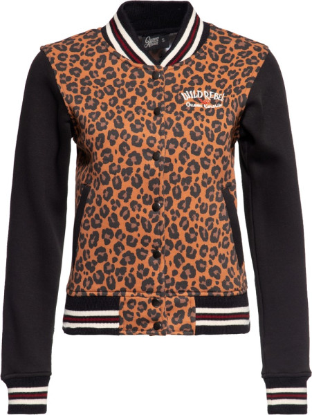 Queen Kerosin College Sweatjacke QKI24006 Leo