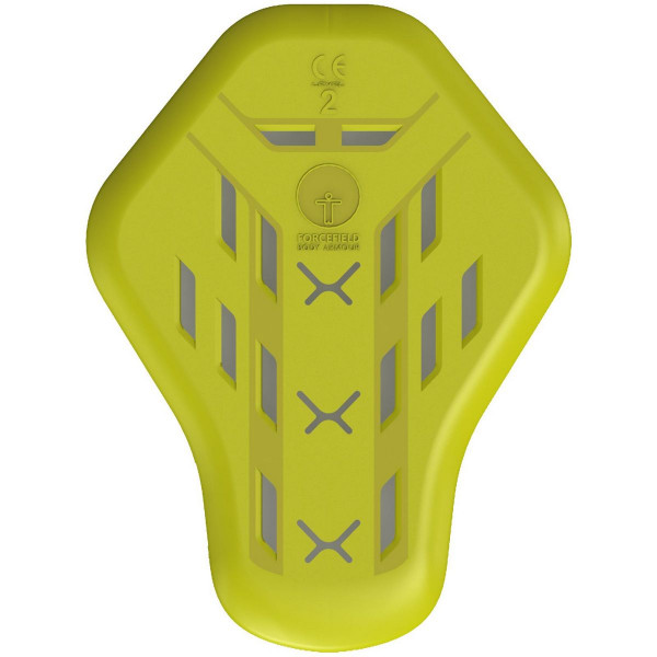 Forcefield Protektor Isolator L2 Protektorensatz für Rücken 001 Yellow
