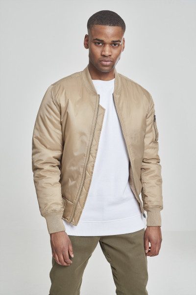 Urban Classics Bomber Jacket Basic Bomber Jacket Beige