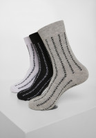 Mister Tee Socks Fuck You Socks 3-Pack Black/Grey/White