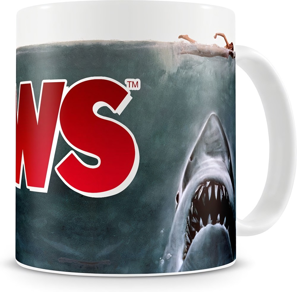 Jaws Coffee Mugs Kaffeebecher Weiß - Herren / Unisex