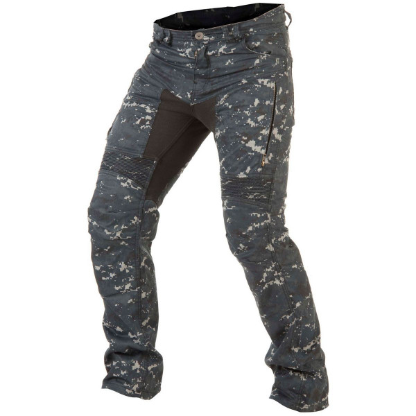 Trilobite motorcycle pants Parado men L32 Regular Fit Digi Camo blue