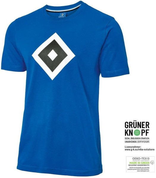 Hamburger SV HSV T-Shirt Logo Blau