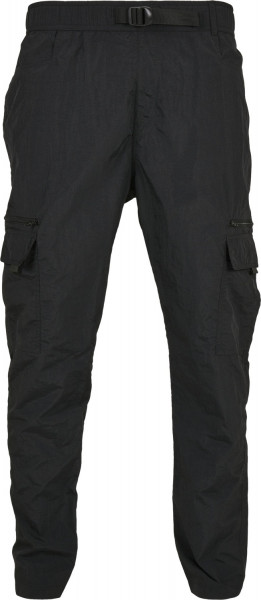 Urban Classics Hose Adjustable Nylon Cargo Pants Black