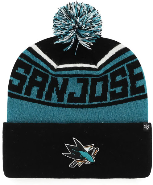 47 Brand Mütze Wintermütze NHL San Jose Sharks Stylus CUFF KNIT 192659