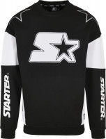 Starter Black Label Hoodie / Sweatshirt Racing Crewneck Black/White