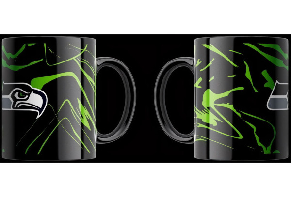 Seattle Seahawks Tasse „Camo“ 330ml American Football NFL Grau