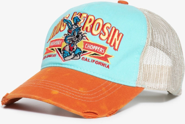 King Kerosin Highway Choppers Trucker Cap Türkis