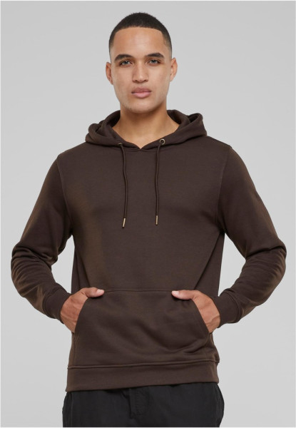 Urban Classics Sweatshirt Basic Sweat Hoody Brown