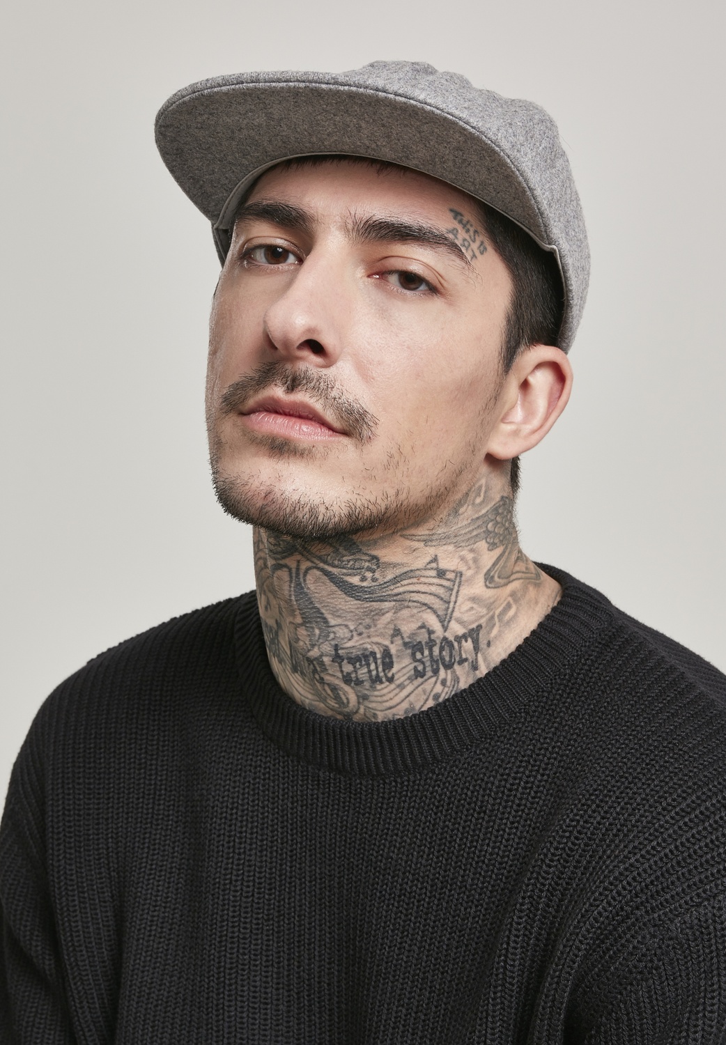 Flexfit Cap Melton Cap Grau - Herren / Unisex