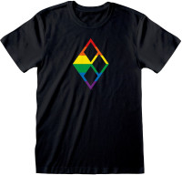 Batman DC Harley Quinn – Logo Pride T-Shirt Black Batman DC Harley Quinn – Logo Pride T-Shirt Black