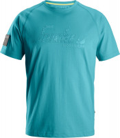 Snickers Workwear SWW Logo T-Shirt Aquablau